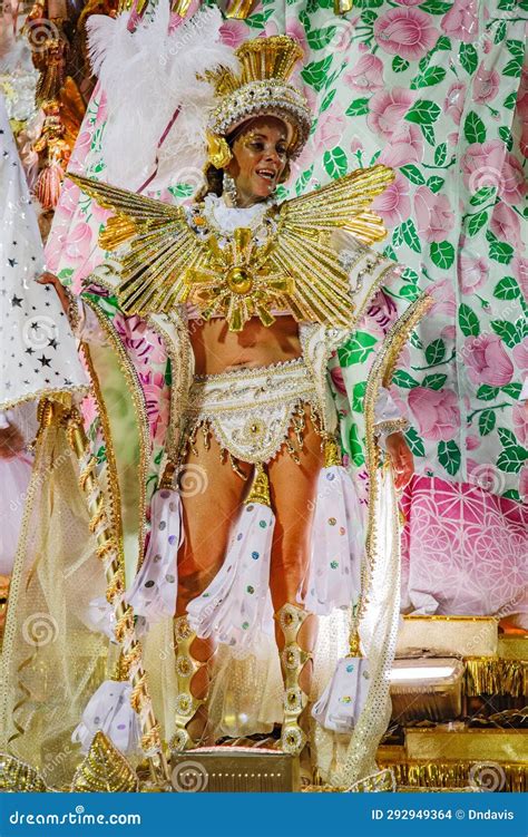 Carnaval Parade at the Sambodromo, Rio De Janeiro Brazil Editorial Stock Image - Image of samba ...