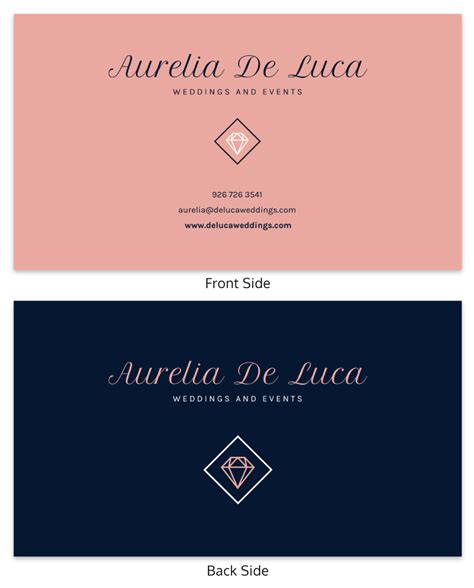 Wedding Planner Business Cards 的图像结果