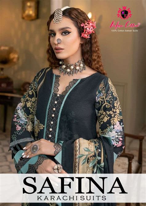 SAFINA BY NAFISA COTTON 1001 TO 1006 SERIES BEAUTIFUL STYLISH FESTIVE ...