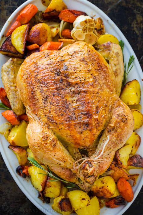 Juicy Roast Chicken and Vegetables (VIDEO) - NatashasKitchen.com