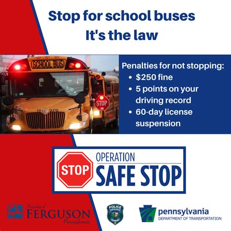 Operation Safe Stop: Learn the Law About Stopping for School Buses ...
