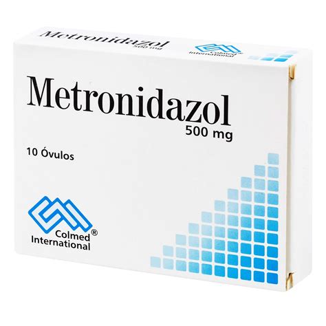METRONIDAZOL 500MG OVULOS CJA X 10 UND - Droguerias Patria