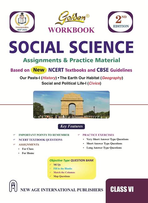 Golden Social Science Workbook: Assignments & Practice Material (Based ...