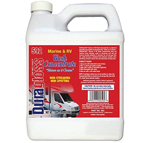Duragloss 592 Marine and RV Wash Concentrate - 1 Gallon : Amazon.in ...