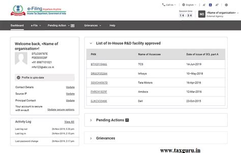 All about Registration on Income Tax e-Filing portal as DSIR