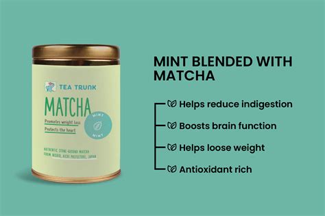 Mint Matcha Green Tea – Tea Trunk