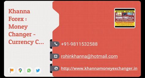 Khanna Forex : Money Changer - Currency Changer - Foreign Exchange ...