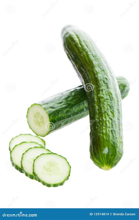 Pepinos ingleses foto de archivo. Imagen de ingrediente - 12914814