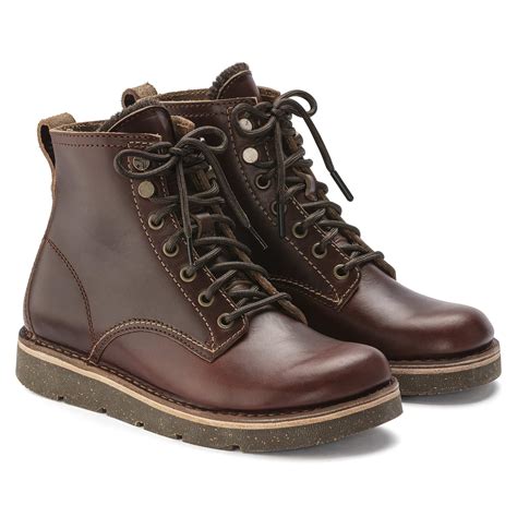 Buy Brown Birmingham Lace Mid Oiled Leather Online in India - BIRKENSTOCK