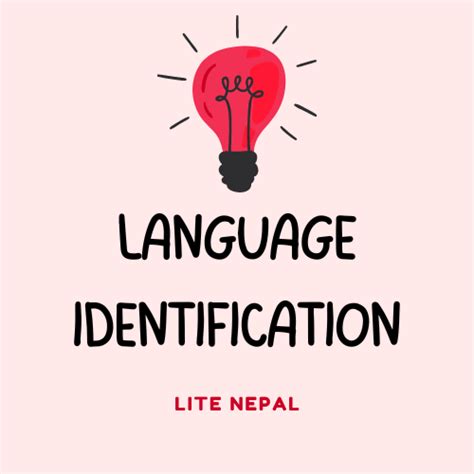 language-identification - Lite Nepal