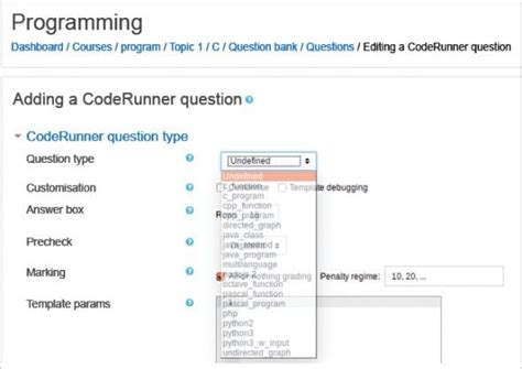 Image result for CodeRunner Moodle