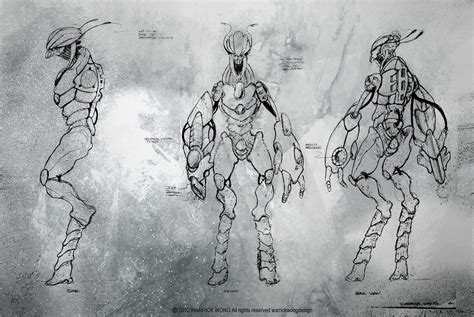 Alien Robot Drawing 的图像结果