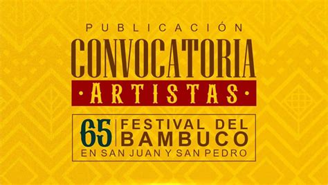 Abierta convocatoria para participar en el 65° Festival del Bambuco en ...