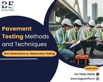 Pavement Testing Methods and Techniques: Non-Destructive vs ...