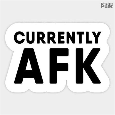 Currently AFK – Gamer Zone | STICKERS – Stickermuse