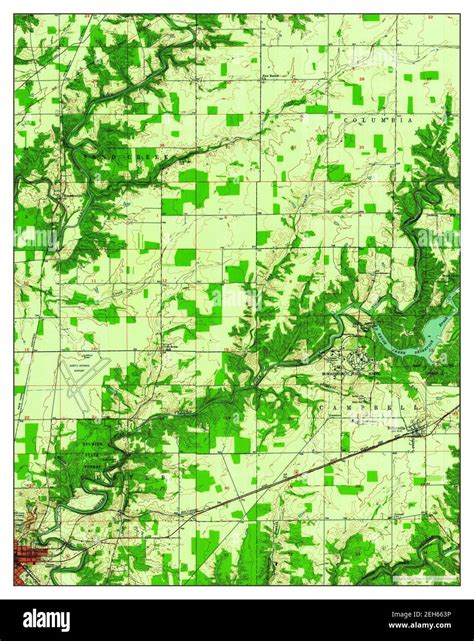 Butlerville, Indiana, map 1957, 1:24000, United States of America by Timeless Maps, data U.S ...