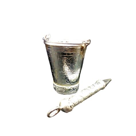Buy Pure Silver Bucket & Pichkari for Laddu Gopal Holi Special For ...