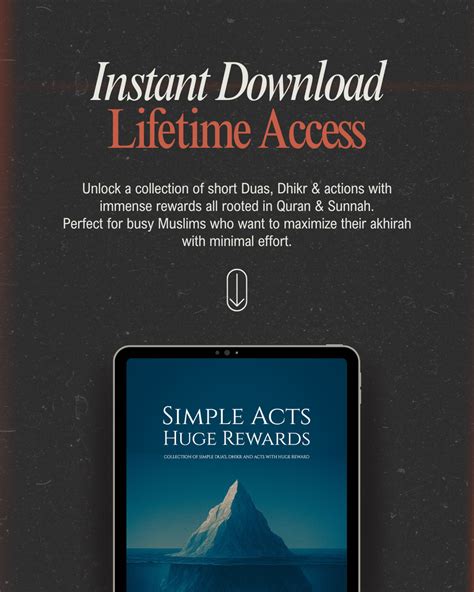 Simple Acts Huge Rewards - Collection of 100+ Short and Simple Dua's ...