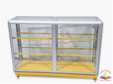 Mostrador Sencillo 1.40 aluminio curvo: Vitrinas y Exhibidores ...