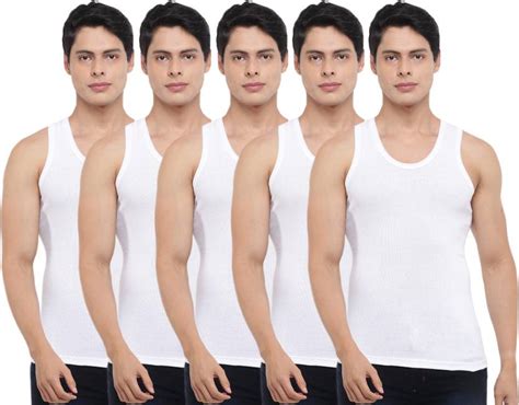 Dollar Bigboss Men Vest - Buy White Dollar Bigboss Men Vest Online at ...