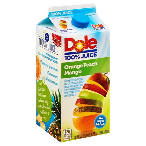 Dole Orange Peach Mango Juice Nutrition Facts | Besto Blog