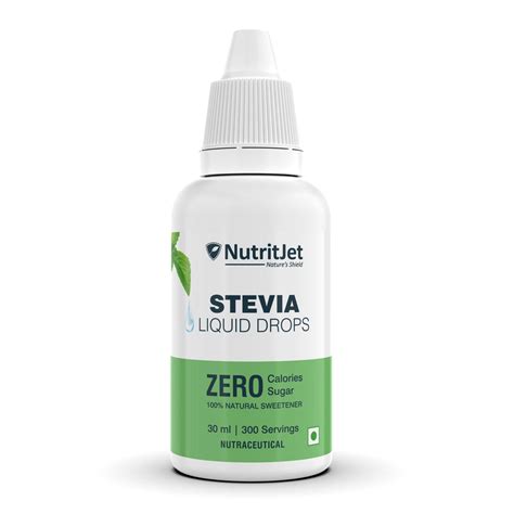 NutritJet Stevia Liquid Drops: Buy 30ml Drops Pack at Gudhealthy ...