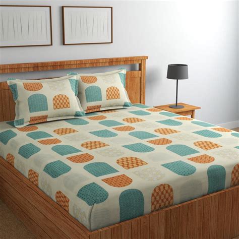 Pookieman 210 TC Cotton Blend Flat King Bedsheet – SUPER FURNISHING