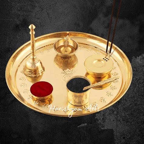 Brass Puja Thali