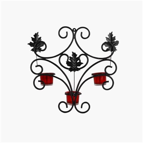 Buy HOMESPARKLE Metal and Glass Multi Wall Votive Holder from Home ...