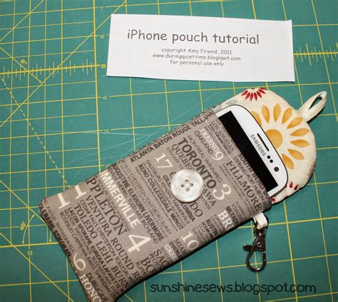 Image result for Phone Pouch Tutorial