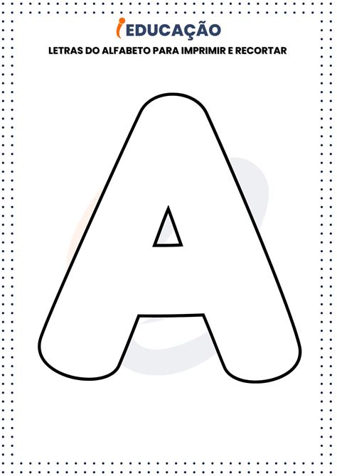 Molde Do Alfabeto Para Imprimir - BINKEDU
