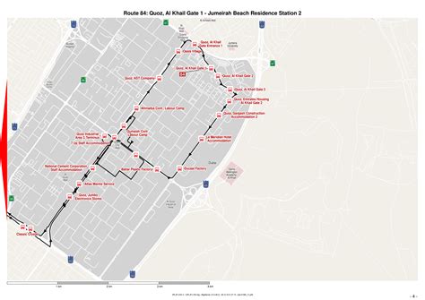 84 Bus Route in Dubai - Time Schedule, Stops and Maps - Your Dubai Guide