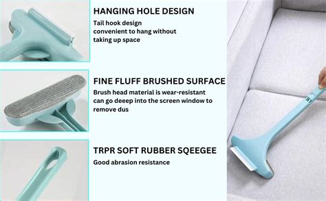 Finalize 2 in 1 Mesh Cleaning Brush & Wiper with Extended Handle ...