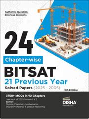 Disha Target BITSAT 2026 - 10 Mock Tests Series with 2025 (2 Sets ...