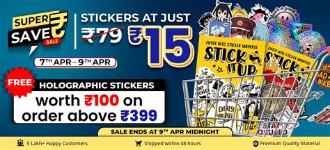 Premium matte finish Vinyl Stickers | STICK IT UP