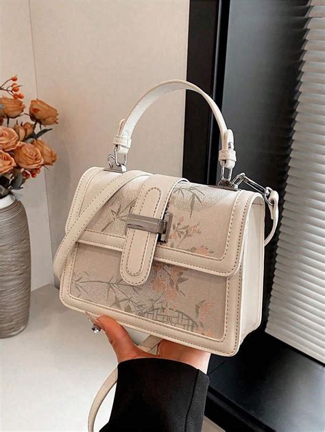 Chinese-Style Classic Ladies\" Handheld Square Bag With All-Over Floral ...