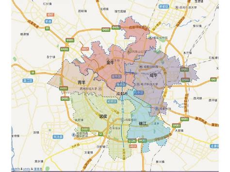 成都行政区划地图展示_地图分享