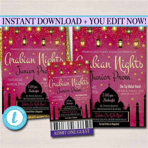 Arabian Nights Prom Theme