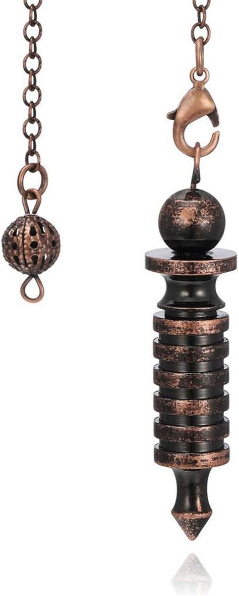 Top Plaza Bronze Metal Copper Pendulum Necklace for India | Ubuy