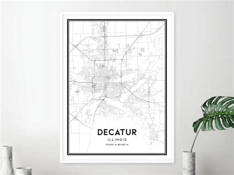 Image result for Decatur IL Map