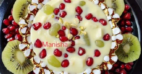 Creamy Fruits Custard Recipe by Manisha Malvi Angaitkar - Cookpad