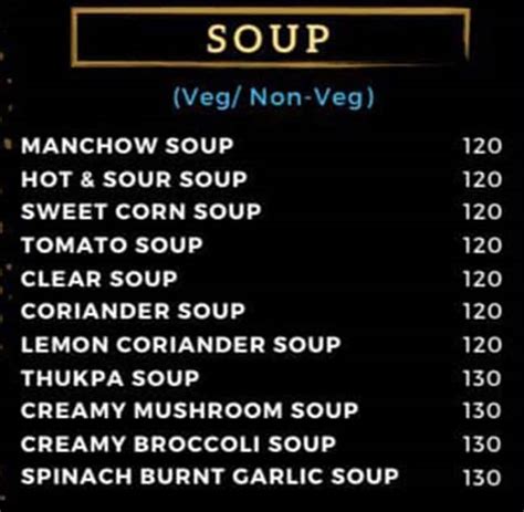 Menu of Bia Blasta Chinese, Juhu, Mumbai | June 2022