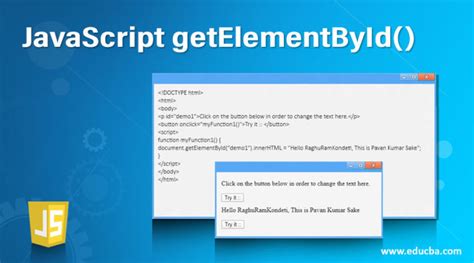 getElementById in JavaScript 的图像结果