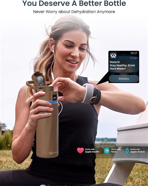 WATERH Boost 32 oz Smart Water Bottle Blue + Boost 24 oz India | Ubuy