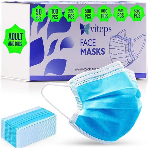 VITEPS Disposable Face Masks 3 Ply Protective face India | Ubuy