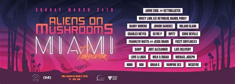 Miami Music Week: Aliens On Mushrooms, Paraiso Estereo, Miami, 24 March ...