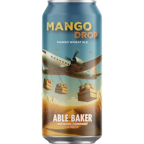 Able Baker Brewing Company Mango Drop Mango Wheat Ale (16 fl oz ...