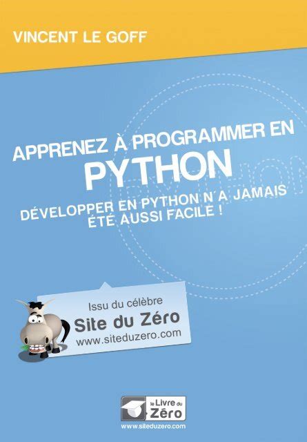 Programmer Sous Python 的图像结果