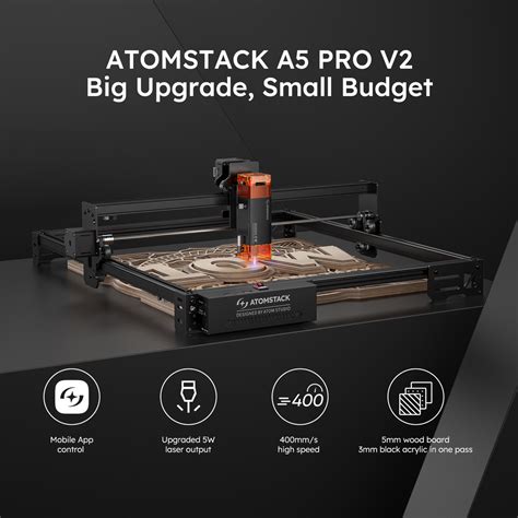 Atomstack New A5 30W Laser Engraving Machine 的图像结果