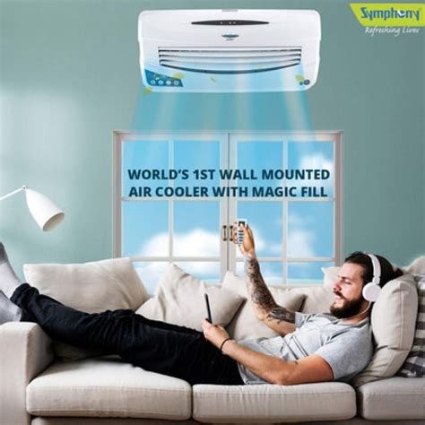 Symphony Cloud Wall-Mounted Air Cooler with Remote. sale online